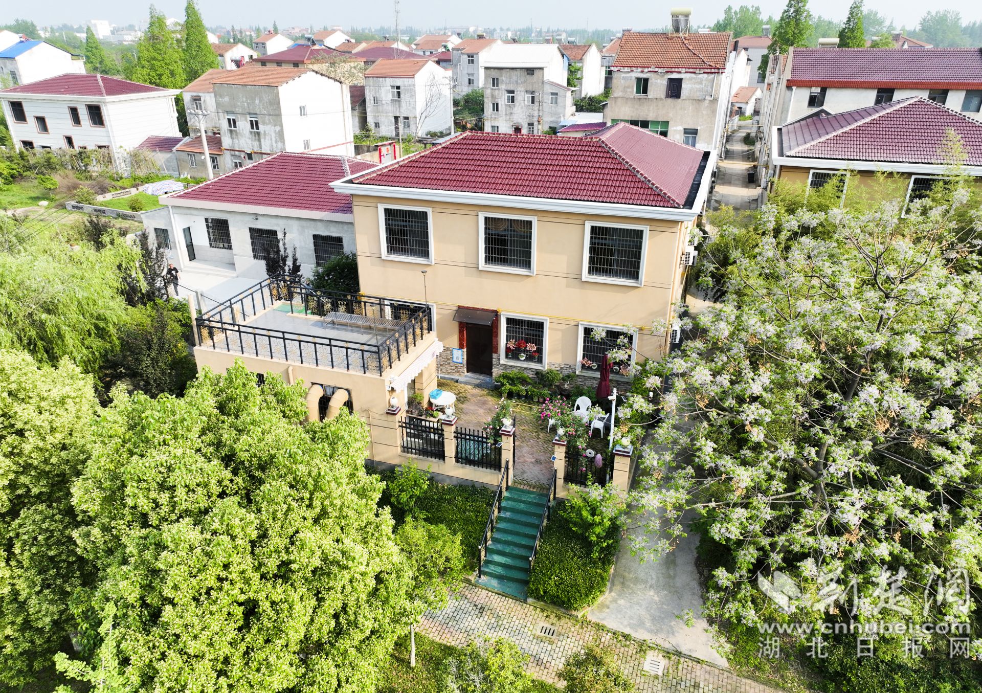 西王村村民王偉因地制宜，把房前屋后改造成別致小院，還開起了農(nóng)家樂。1.jpg.jpg