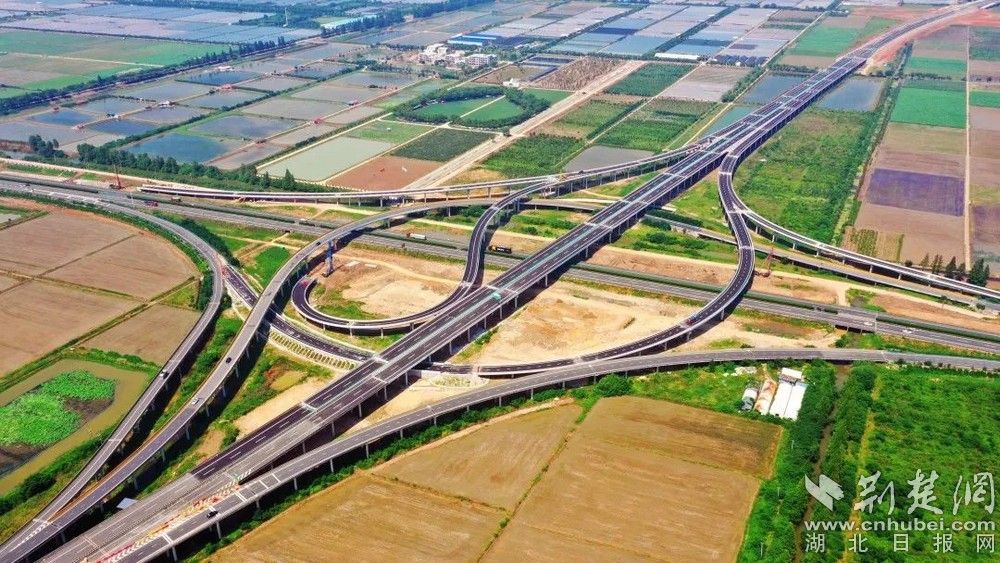 硚孝高速二期工程02。來源：湖北日?qǐng)?bào).jpg.jpg